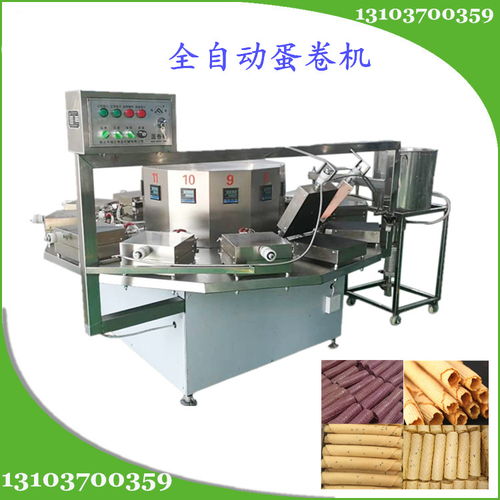 河北邢臺廠家直銷 爆款脆皮新型全自動蛋卷機，專注品質，提供零部件銷售